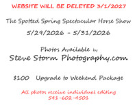$100 All Show Package Upgrade